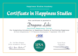 Certified Happiness Trainer — Happiness Studies Academy